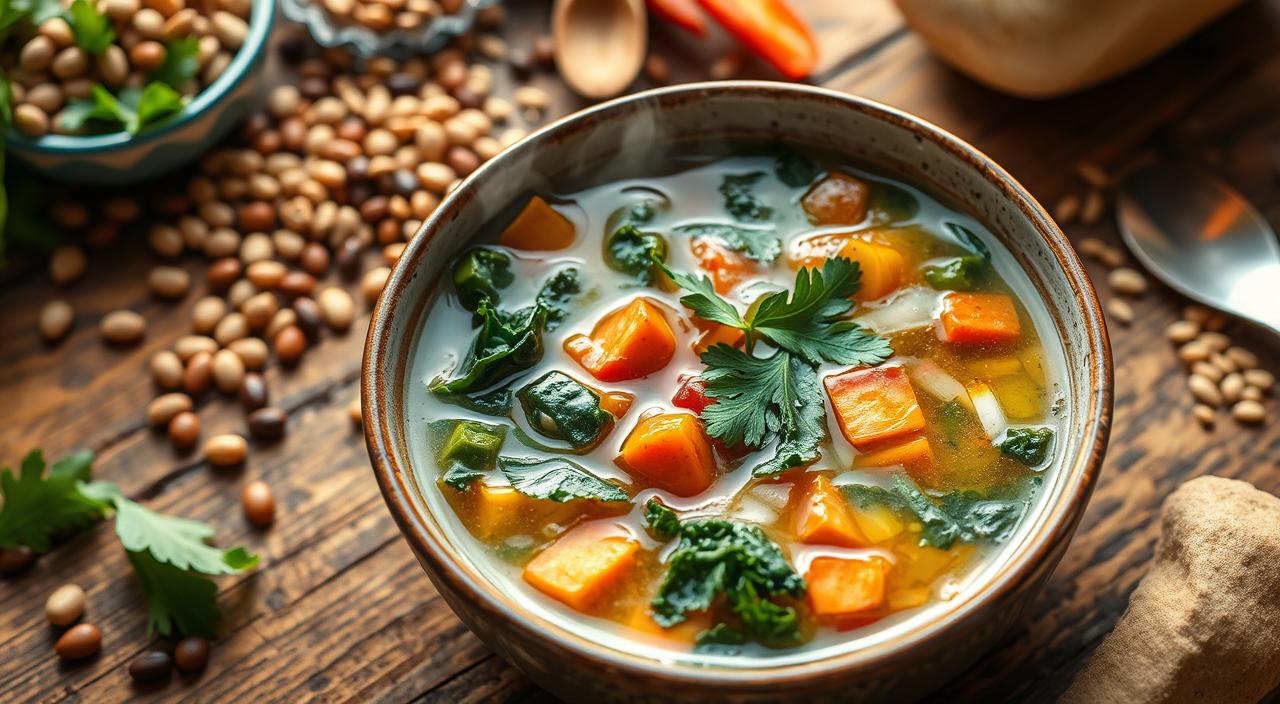 High fiber vegan soup recipes for weight loss